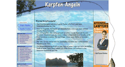 Desktop Screenshot of karpfen-angeln.com